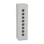 SCHNEIDER ELECTRIC - Pulsantiera in metallo grigia M32 8 fori 22MM 85X310X77 UL CSA XAPD5508