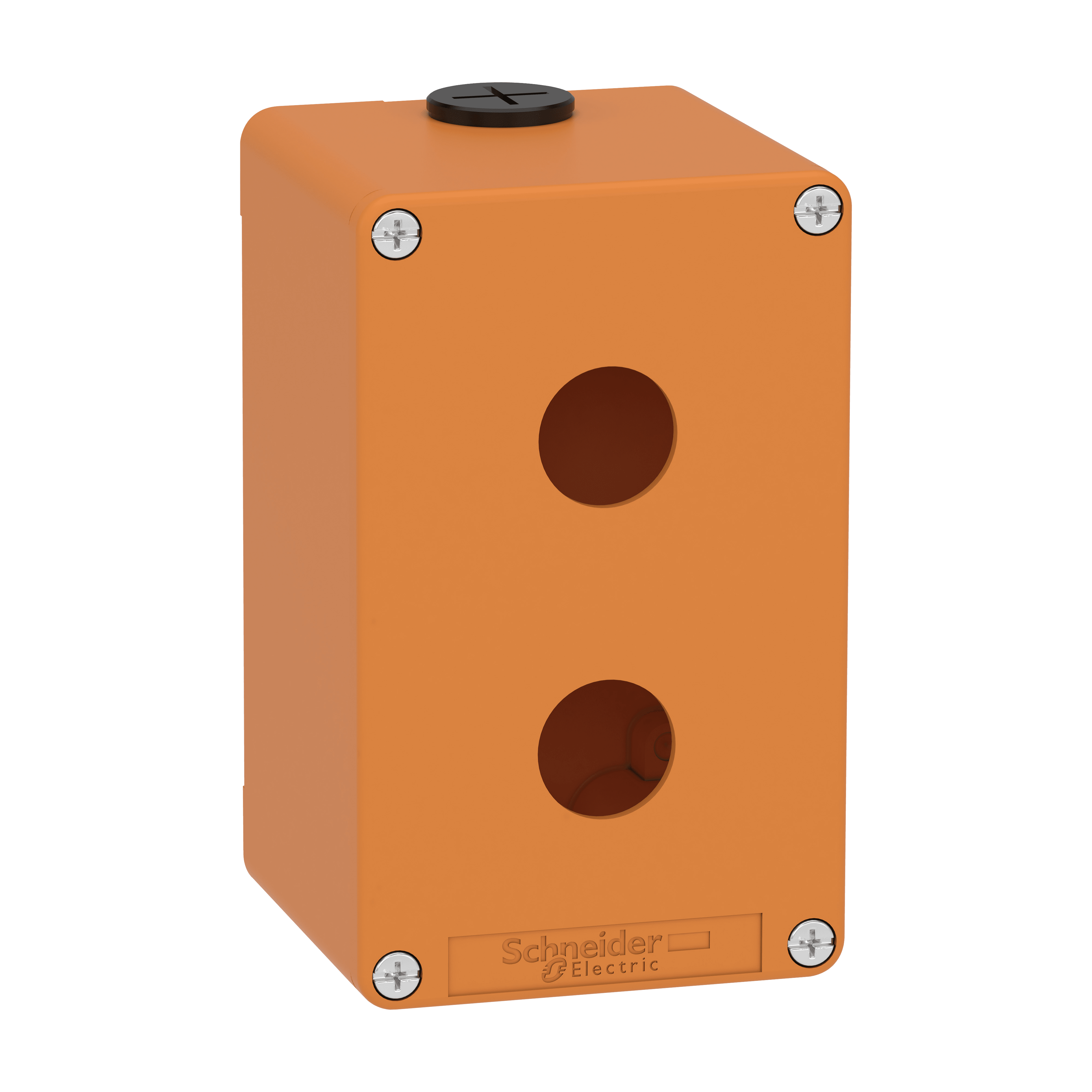 SCHNEIDER ELECTRIC - Pulsantiera vuota arancio  M20 2 fori 22MM 80X130X77 UL CSA