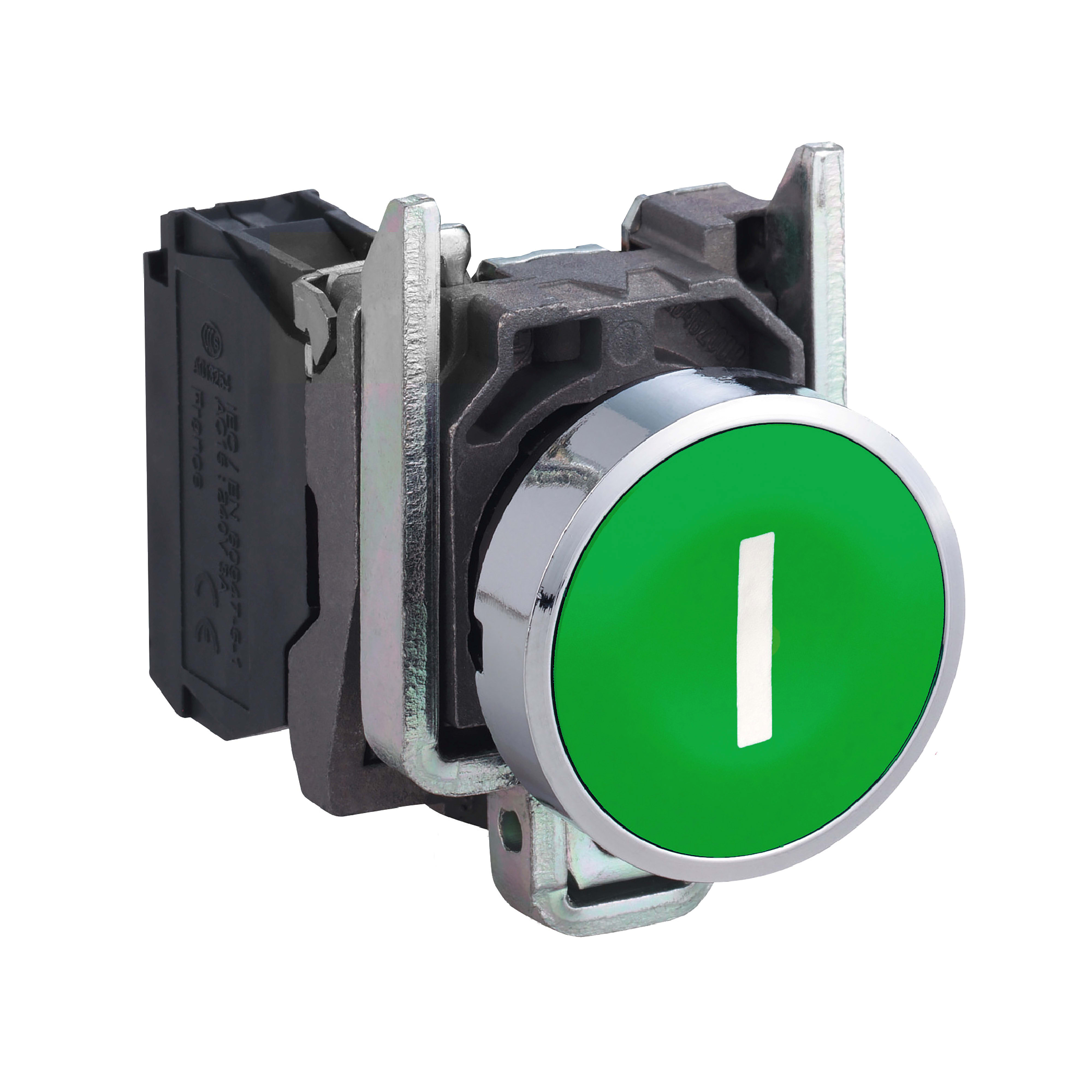 SCHNEIDER ELECTRIC - Pulsante verde Ø22 - filoghiera ad impulso - 1NO