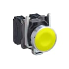 SCHNEIDER ELECTRIC - Pulsante giallo Ø22 - filoghiera, ad impulso - 1NO