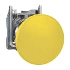 SCHNEIDER ELECTRIC - Pulsante completo, Harmony XB4, pulsante giallo Ø22 mm, ad impulso, 1 NO, ATEX