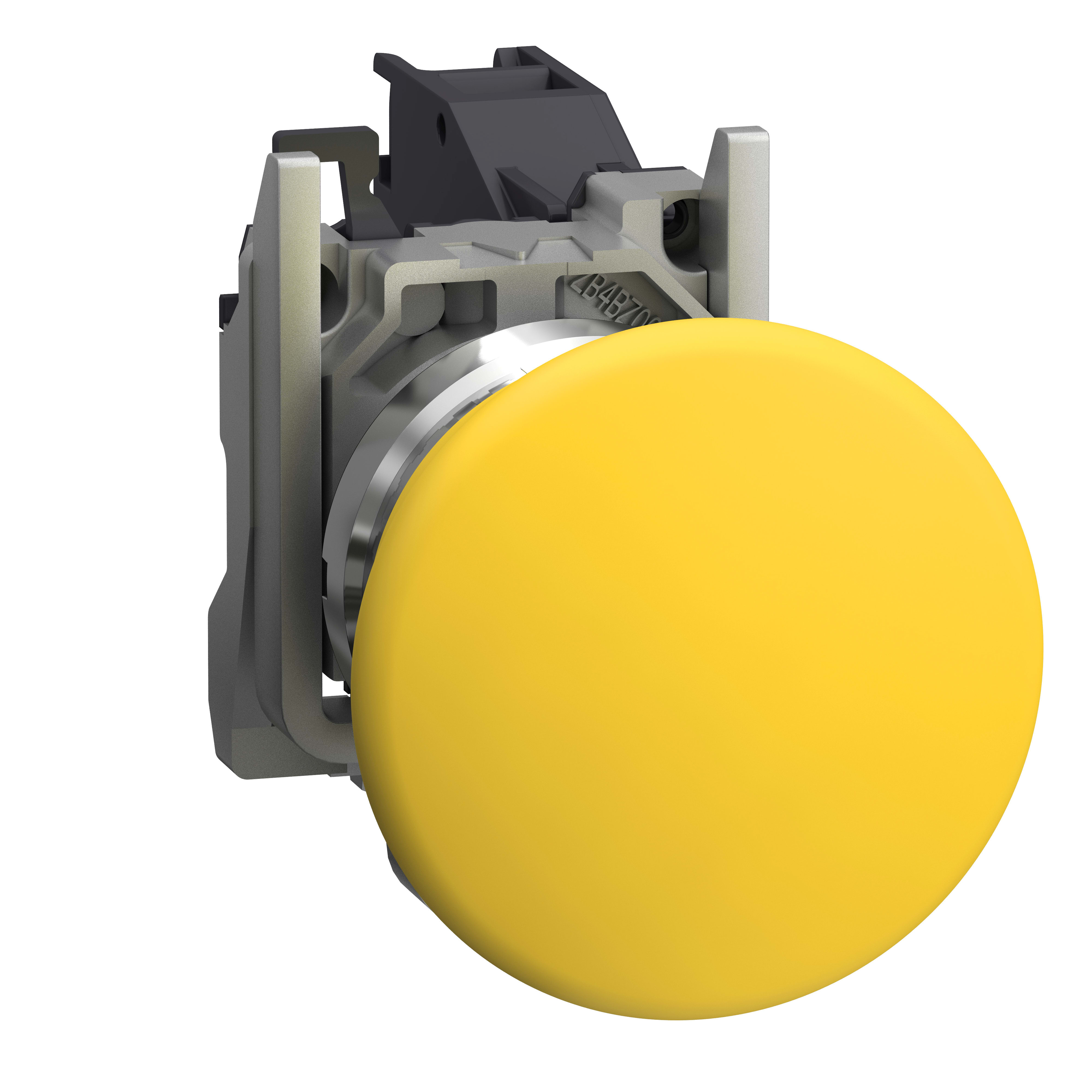 SCHNEIDER ELECTRIC - Pulsante a fungo giallo 1 NO ATEX
