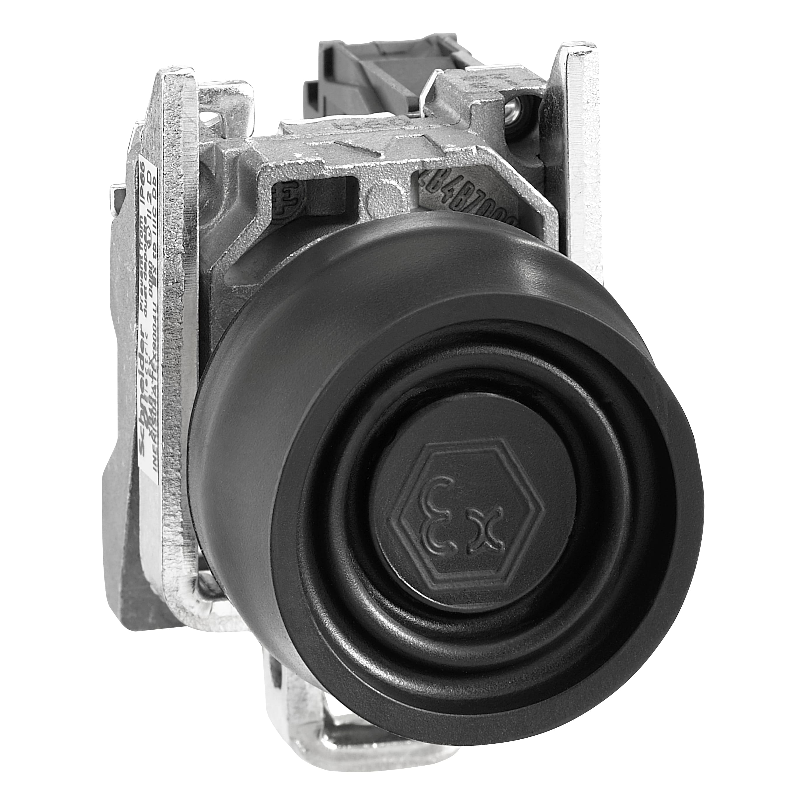 SCHNEIDER ELECTRIC - Pulsante nero Ø22 - ad impulso - 1 NO - ATEX