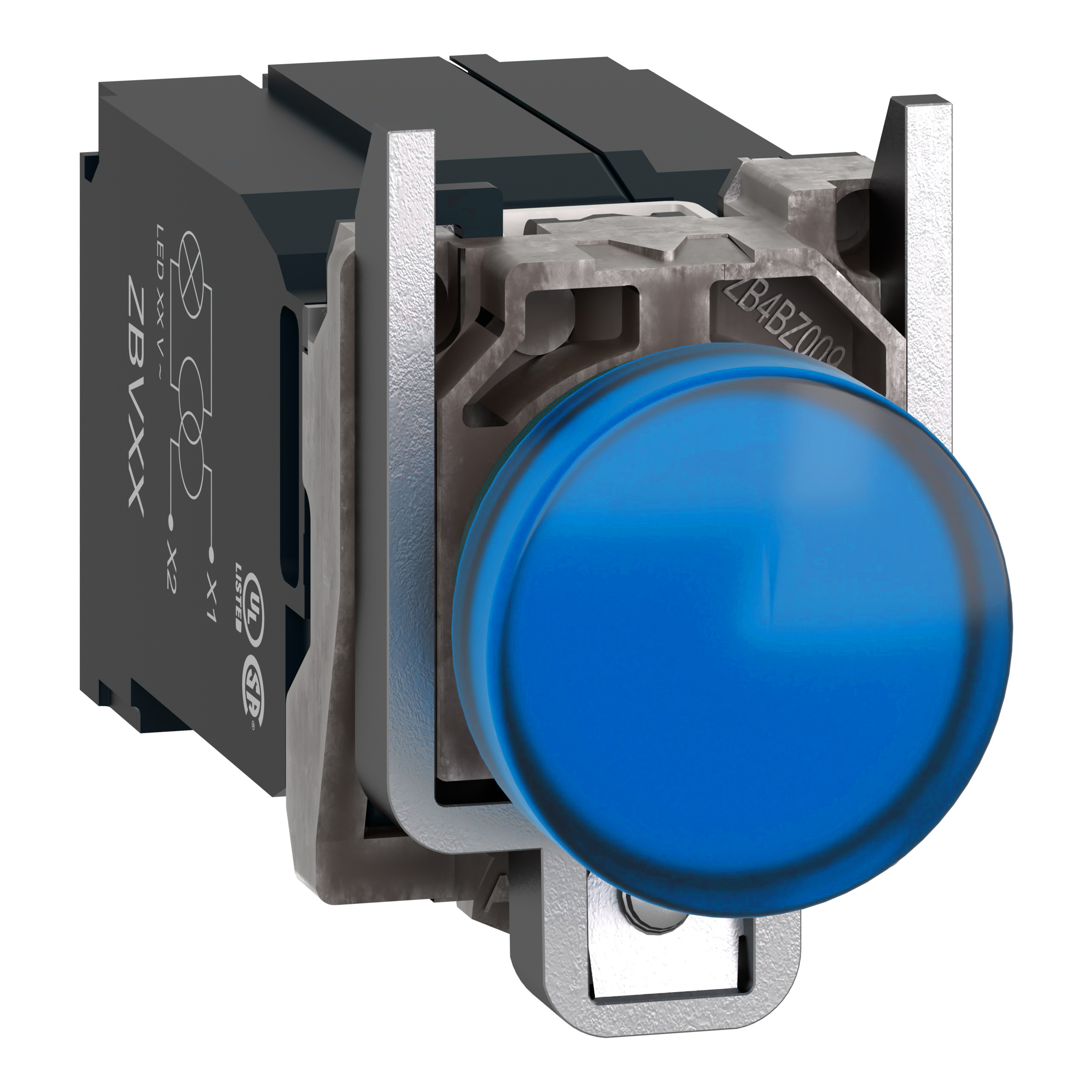 SCHNEIDER ELECTRIC - Lampada spia completa rossa Ø22 con LED universale 400 Vac