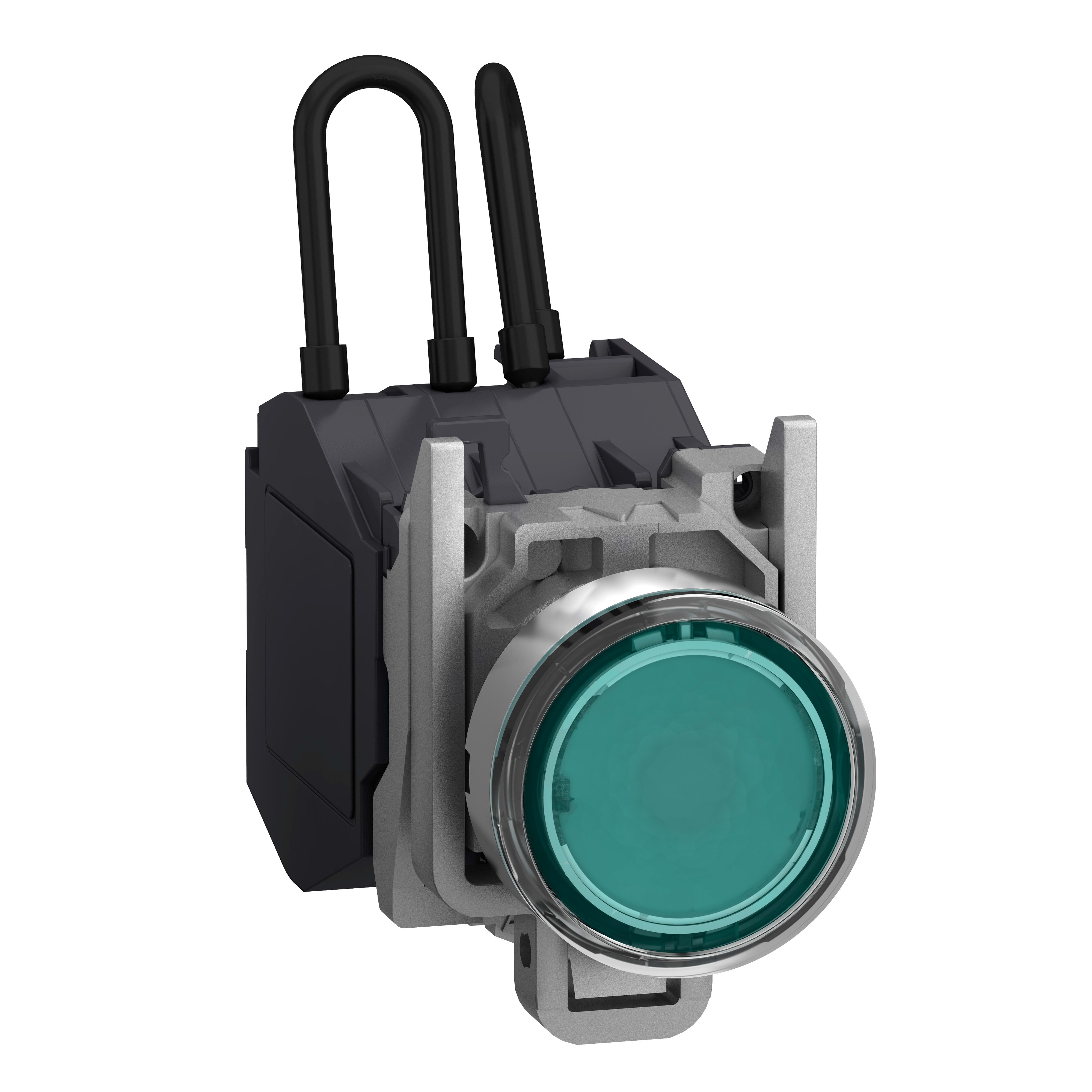 SCHNEIDER ELECTRIC - Pulsante di test lampada spia verde 24..240V ATEX XB4BW23BM5GEX