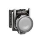 SCHNEIDER ELECTRIC - Pulsante luminoso bianco Ø22 - filoghiera ad impulso - 230Vac - 1NO+1NC- LED universale