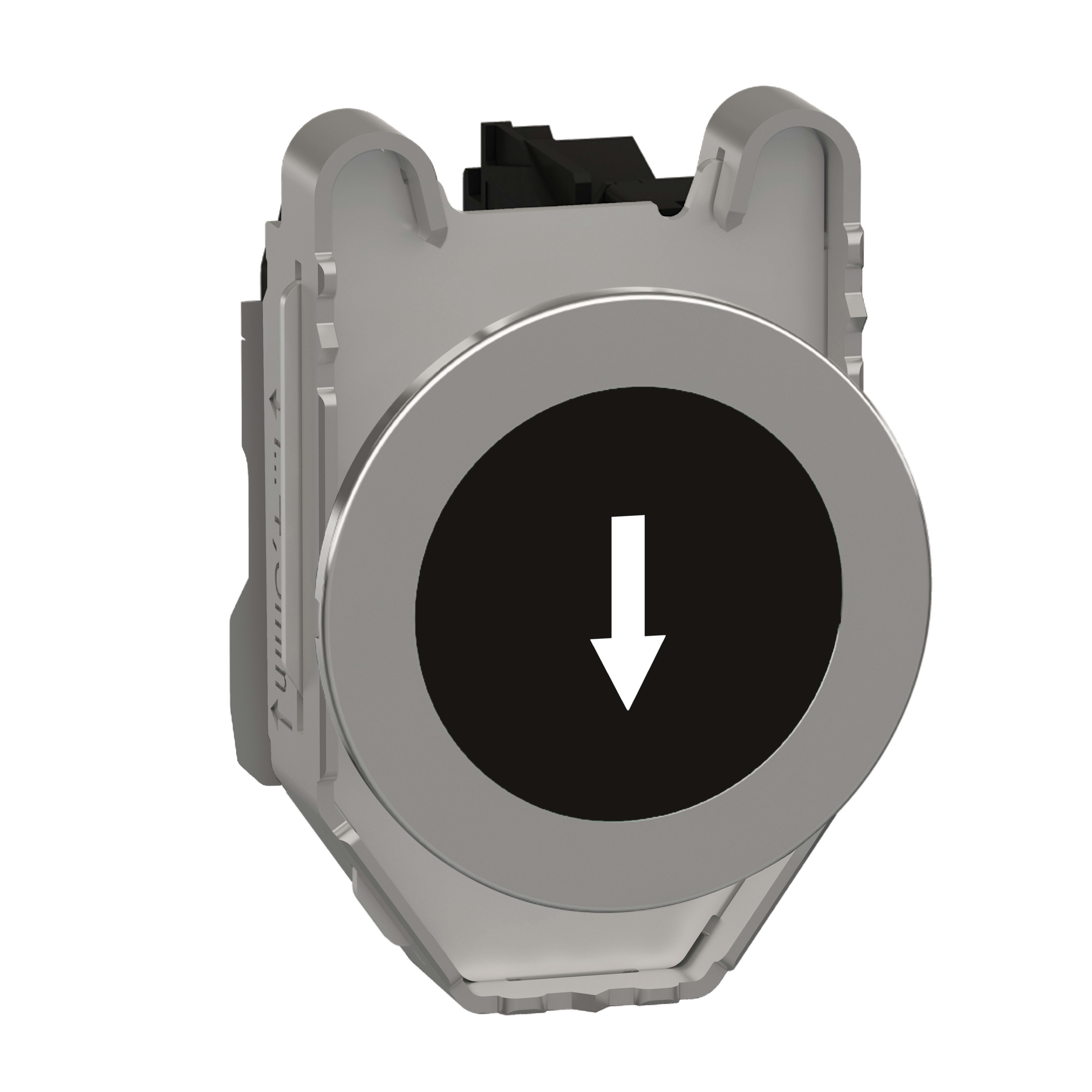 SCHNEIDER ELECTRIC - Pulsante bianco con marcatura FRECCIA filopannello 1NO XB4FA3351