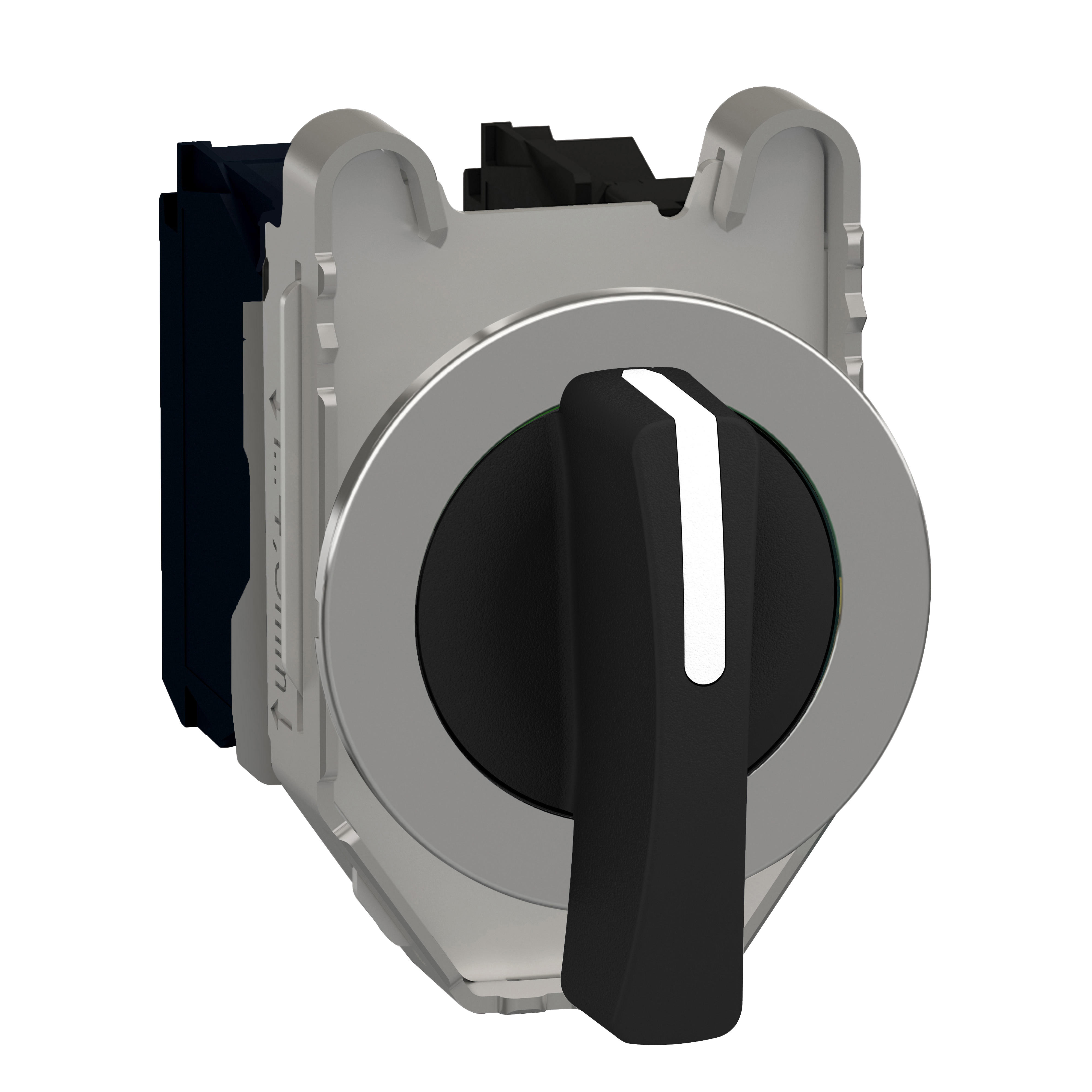 SCHNEIDER ELECTRIC - Selettore leva lunga  filopannello 3 posizioni con ritorno al centro 2NO XB4FJ53