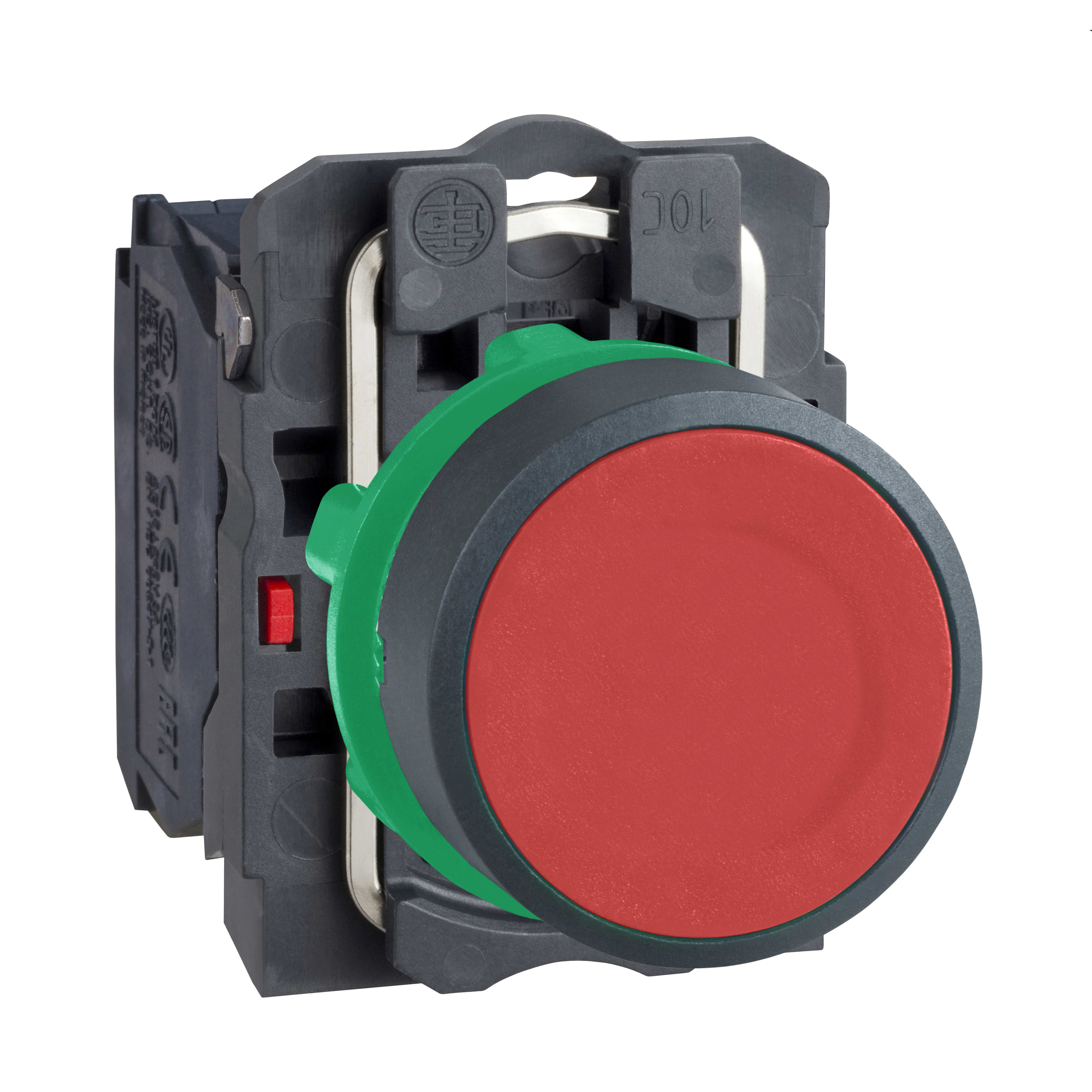 SCHNEIDER ELECTRIC - Pulsante rosso Ø22 - filoghiera ad impulso - 1 NC