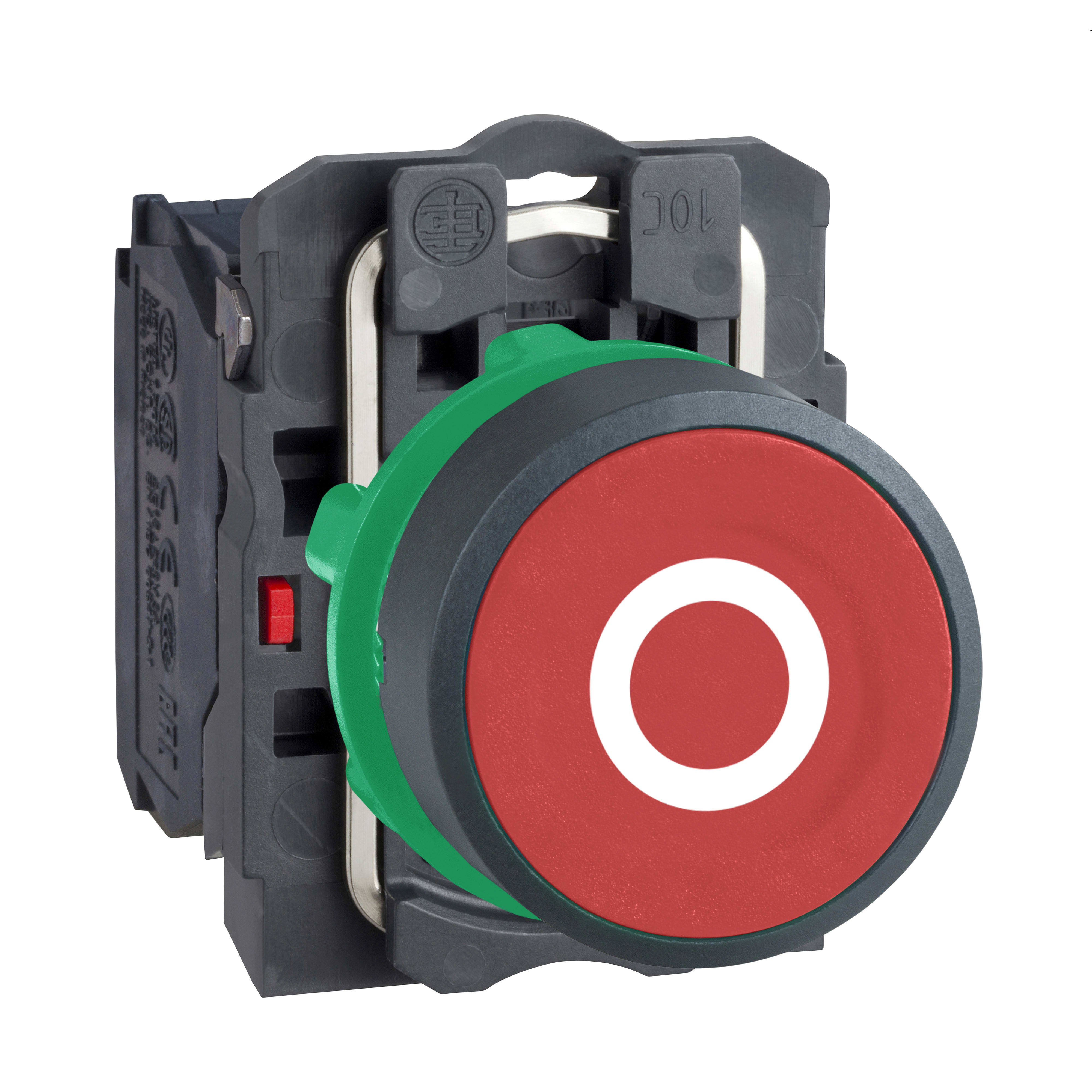 SCHNEIDER ELECTRIC - Pulsante rosso Ø22 - filoghiera ad impulso - 1 NC