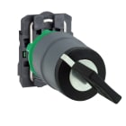 SCHNEIDER ELECTRIC - Selettore, Harmony XB5, chiave 455 2 posizioni fisse, a chiave ghiera grigia, 1NO