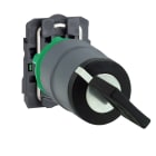 SCHNEIDER ELECTRIC - Selettore, Harmony XB5, chiave 455 2 posizioni fisse, a chiave ghiera grigia, 1NO