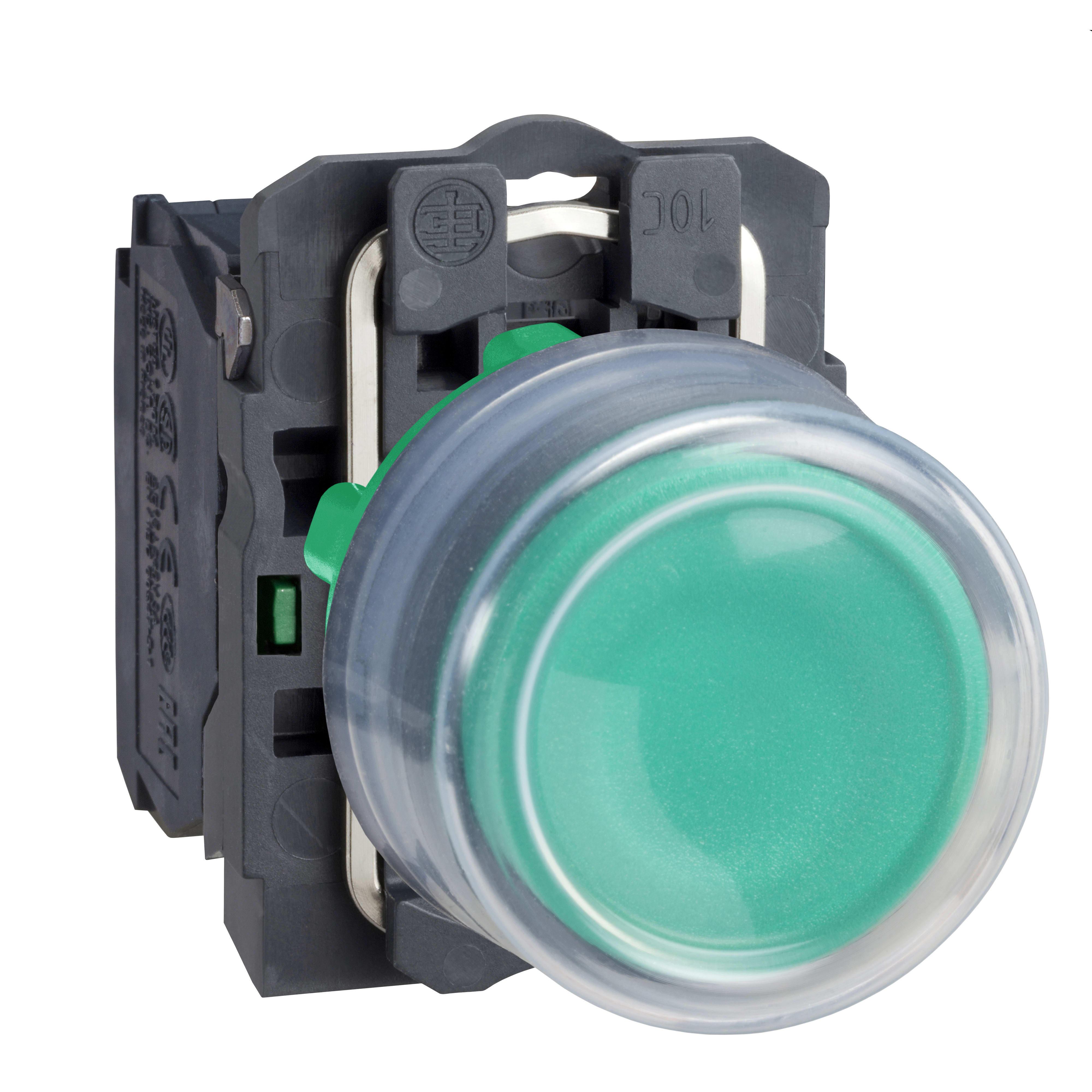 SCHNEIDER ELECTRIC - Pulsante verde Ø22 - ad impulso - 1NO
