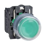 SCHNEIDER ELECTRIC - Pulsante verde Ø22 - ad impulso - 1NO