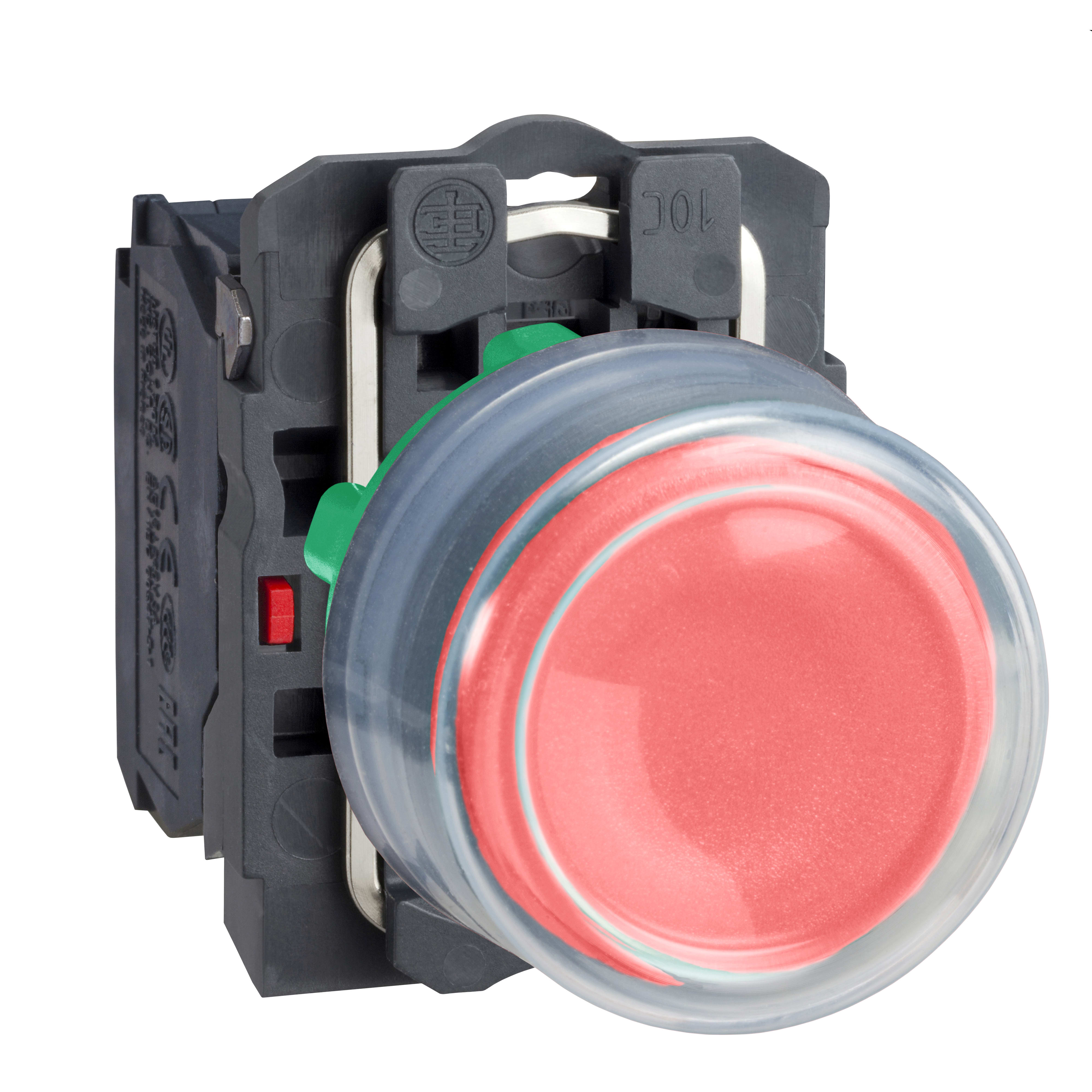 SCHNEIDER ELECTRIC - Pulsante rosso Ø22 - ad impulso - 1 NC