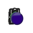 SCHNEIDER ELECTRIC - Lampada spia completa Ø22 - blu - LED universale - 24Vac/dc