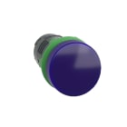 SCHNEIDER ELECTRIC - Lampada spia monoblocco blu Ø22 con LED integrato 230Vac