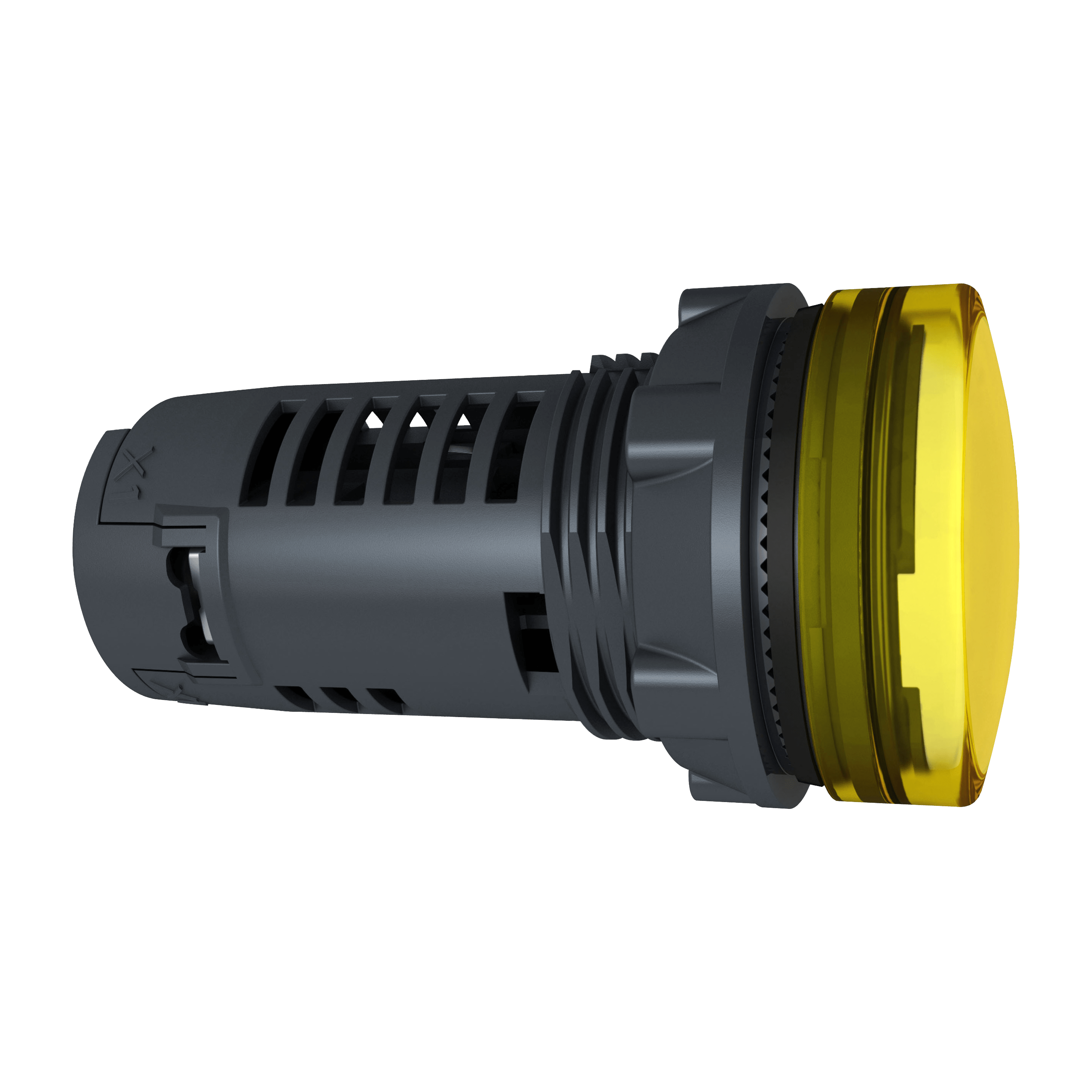 SCHNEIDER ELECTRIC - Lampada spia monoblocco gialla Ø22 con LED integrato 230Vac