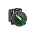 SCHNEIDER ELECTRIC - Selettore luminoso verde 2 pos.filopannello Ø30 120VAC NO+NC- LED universale XB5FK123M5