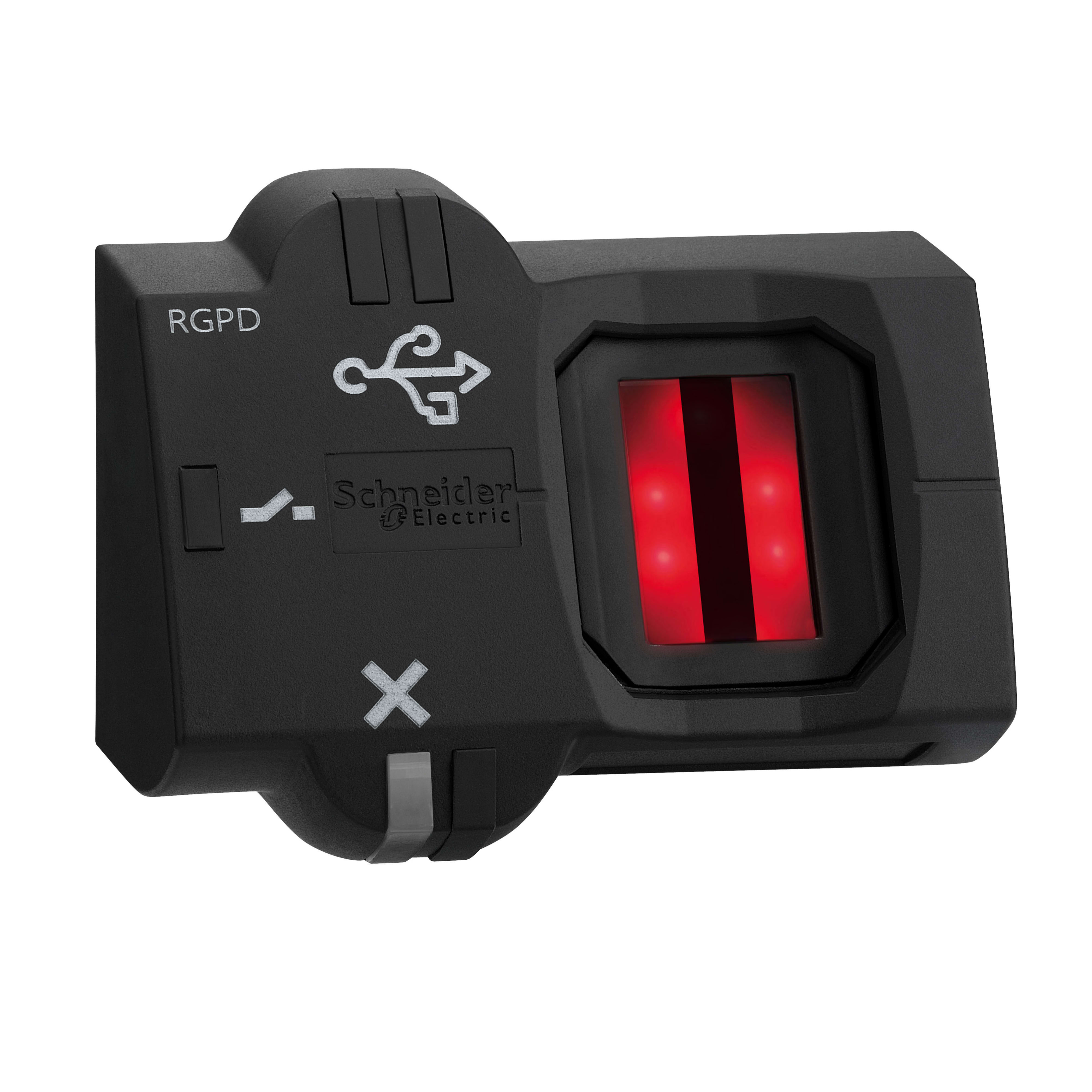 SCHNEIDER ELECTRIC - Pulsante biometrico ad impulso, RGPD - connettore M12 XB5S7B2M12