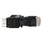 SCHNEIDER ELECTRIC - Pulsante luminoso bianco Ø16 - filoghiera ad impulso - 24V - 1NO