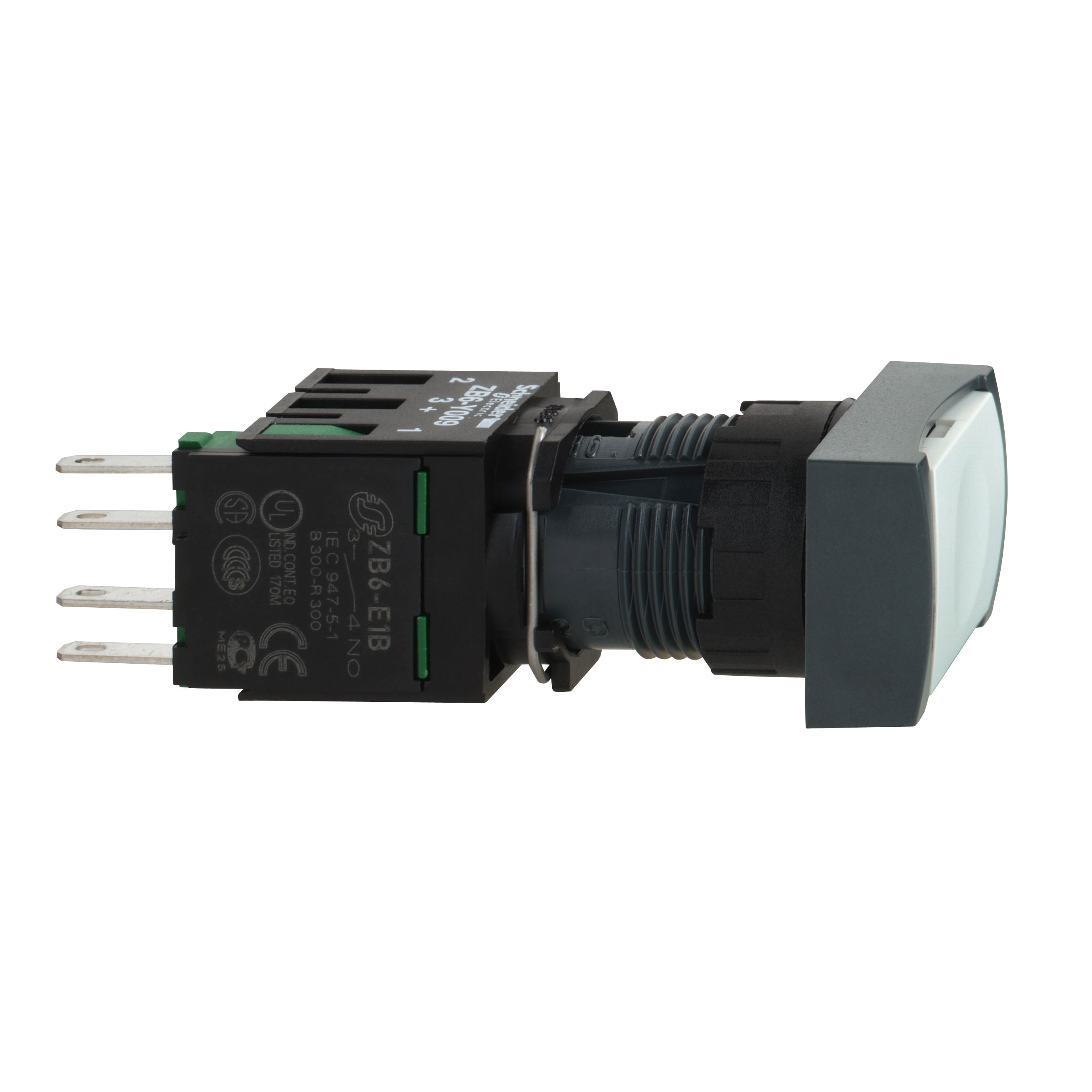 SCHNEIDER ELECTRIC - Pulsante bianco Ø16 filoghiera ad impulso - 1NO