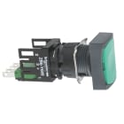 SCHNEIDER ELECTRIC - Pulsante verde Ø16 - filoghiera ad impulso - 1NO+1NC