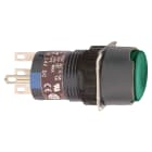 SCHNEIDER ELECTRIC - Pulsante luminoso verde Ø16 - filoghiera ad impulso - 24V - 1 NC/NO