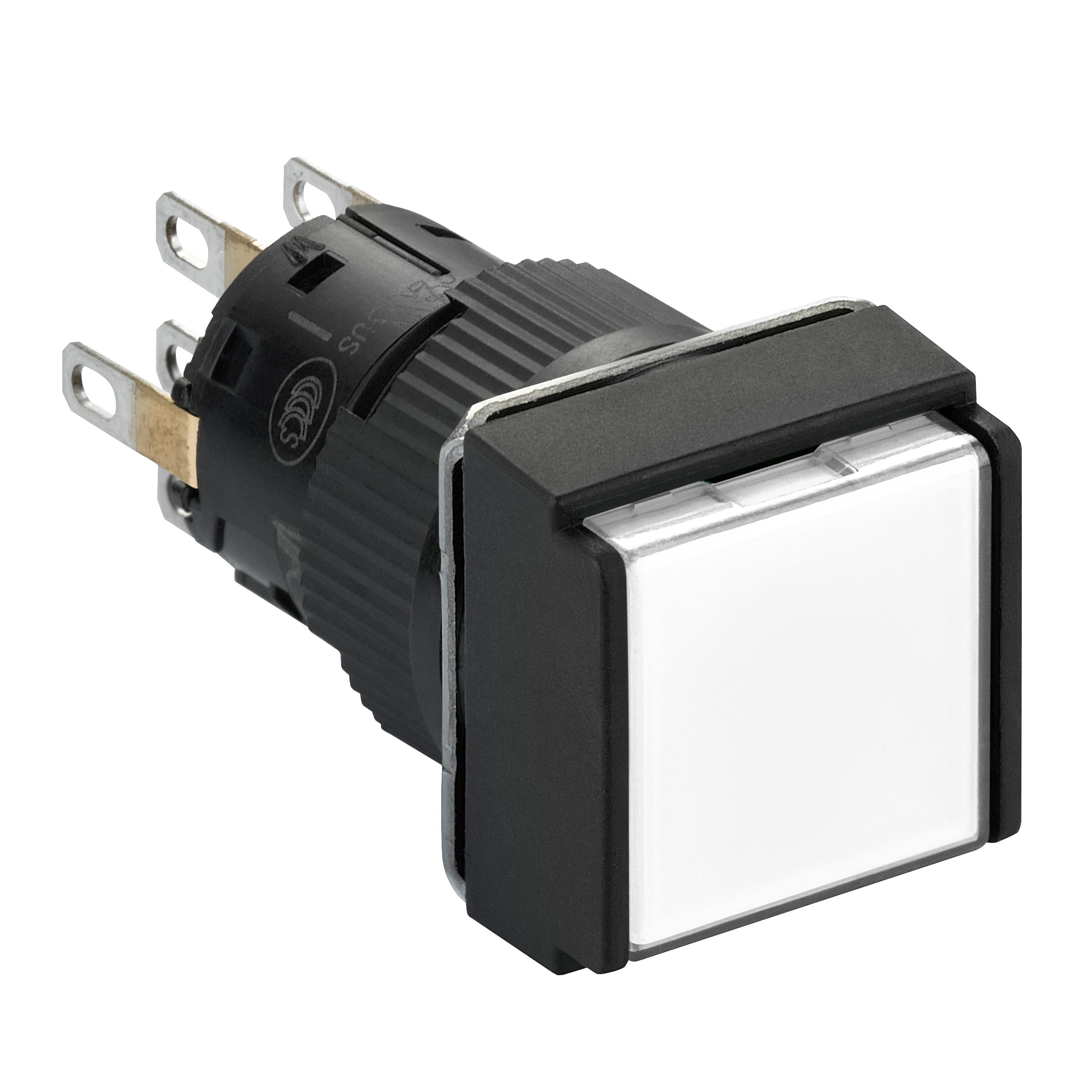 SCHNEIDER ELECTRIC - Pulsante luminoso bianco Ø16 - filoghiera ad impulso - 24V - 2NC/NO