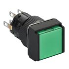 SCHNEIDER ELECTRIC - Pulsante luminoso verde Ø16 - filoghiera ad impulso - 24V - 2NC/NO