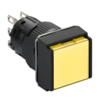 SCHNEIDER ELECTRIC - Pulsante luminoso giallo LED 12V 1 NC-NO