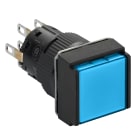 SCHNEIDER ELECTRIC - Pulsante luminoso blu Ø16 - filoghiera ad impulso - 24V - 2NC/NO