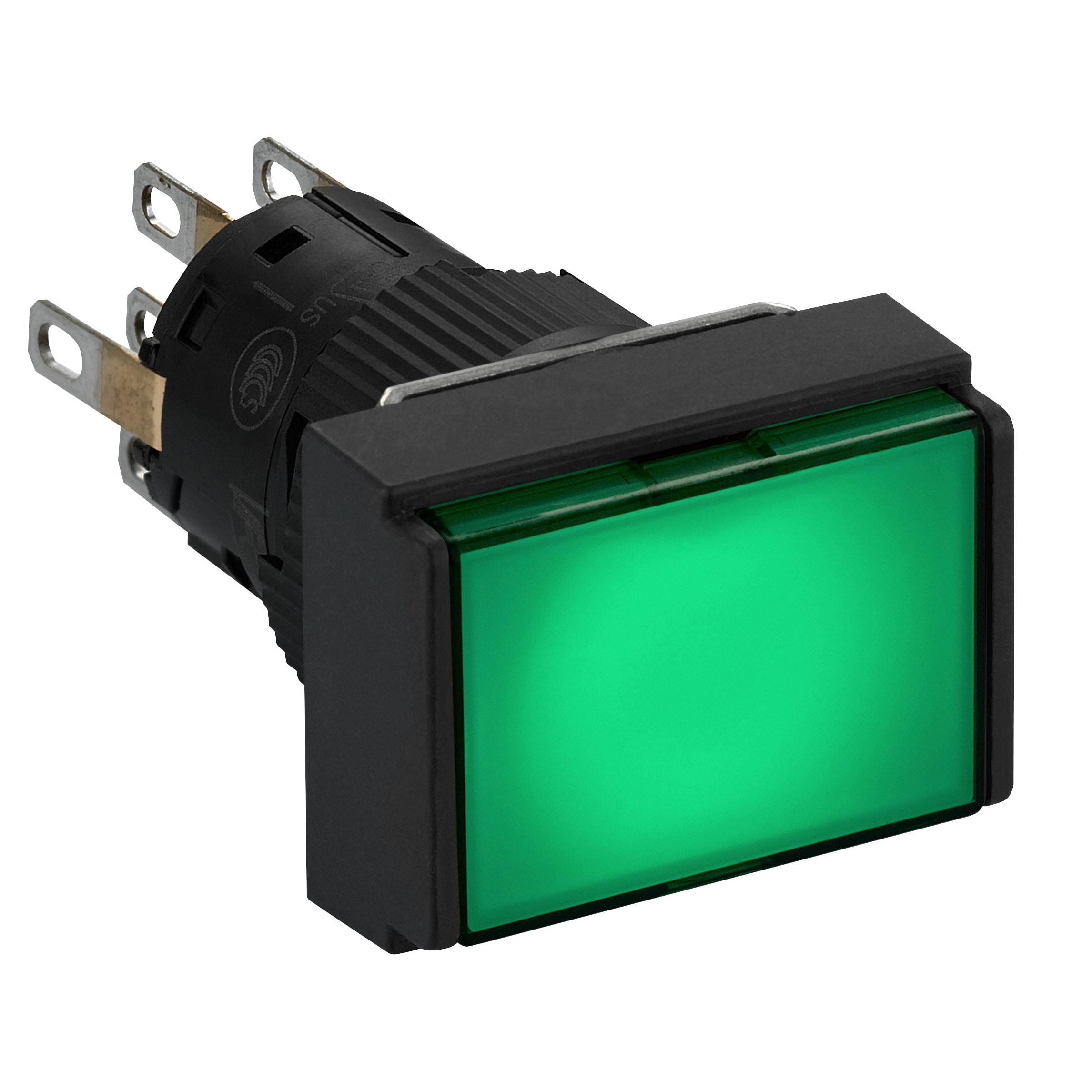 SCHNEIDER ELECTRIC - Pulsante luminoso verde Ø16 - filoghiera ad impulso - 24V - 2NC/NO XB6EDW3B2P