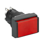 SCHNEIDER ELECTRIC - Pulsante luminoso rosso Ø16 - filoghiera ad impulso - 24V - 1 NC/NO