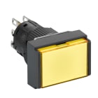 SCHNEIDER ELECTRIC - Pulsante luminoso giallo Ø16 - filoghiera ad impulso - 24V - 1 NC/NO XB6EDW5B1P