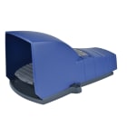 SCHNEIDER ELECTRIC - Interruttore a pedale singolo XPE-B c/protezione plastica blu - 1NC+1NO