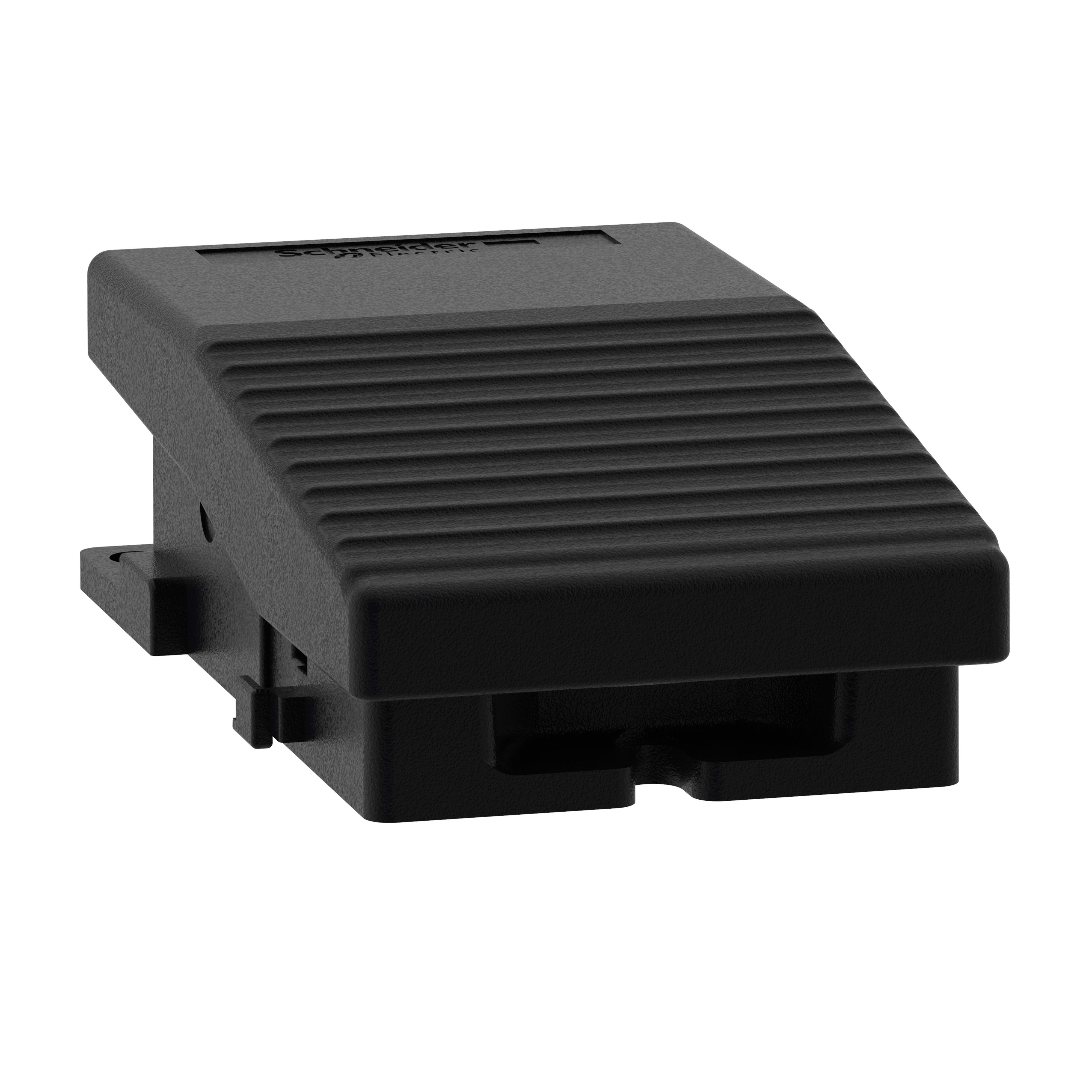 SCHNEIDER ELECTRIC - Interruttore a pedale, Harmony XPE, metallo, nero, IP66, senza copertura, 1 NC + 1 NA XPER110S01
