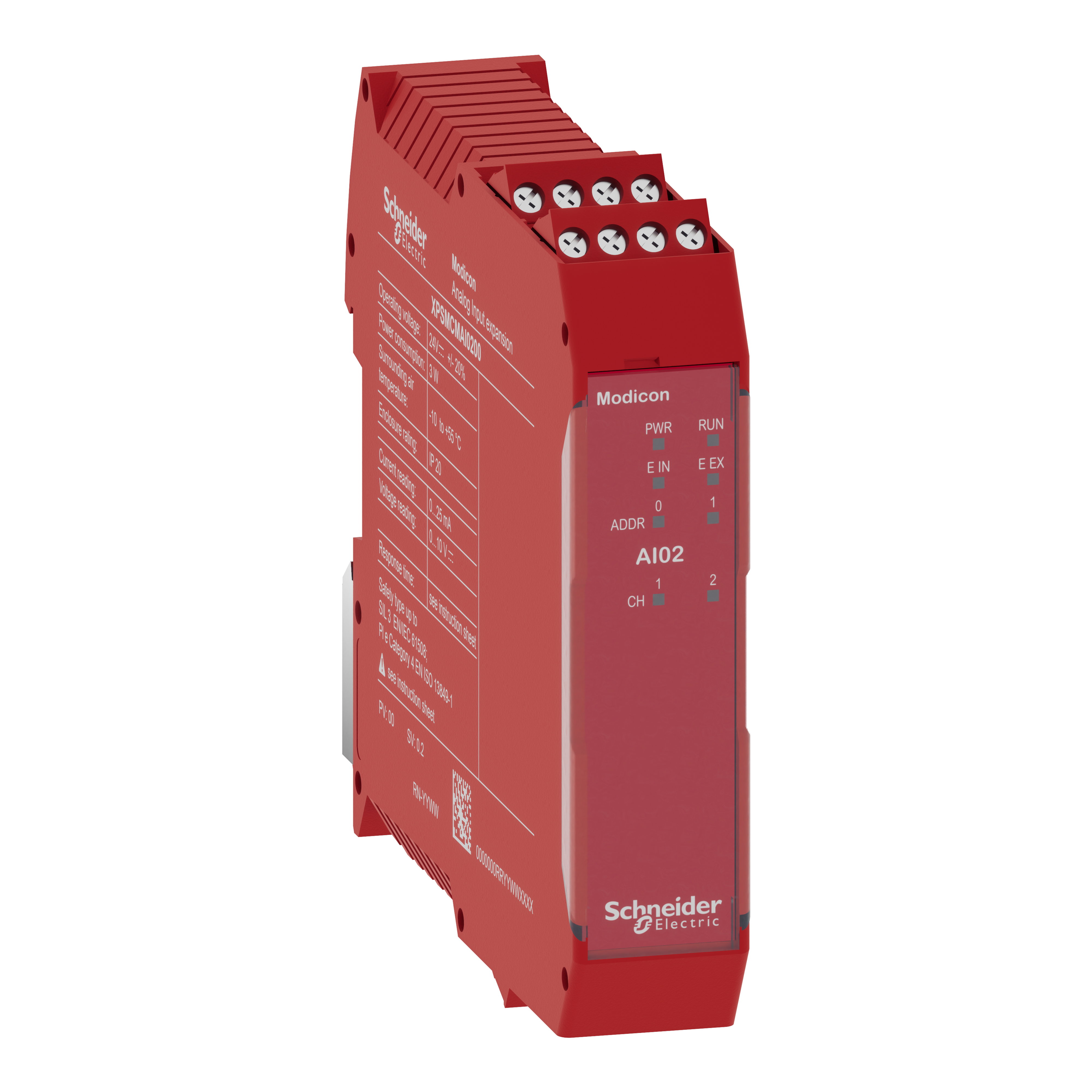 SCHNEIDER ELECTRIC - Moduli di espansione, Modicon MCM, 2 coppie di ingressi analogici, a vite