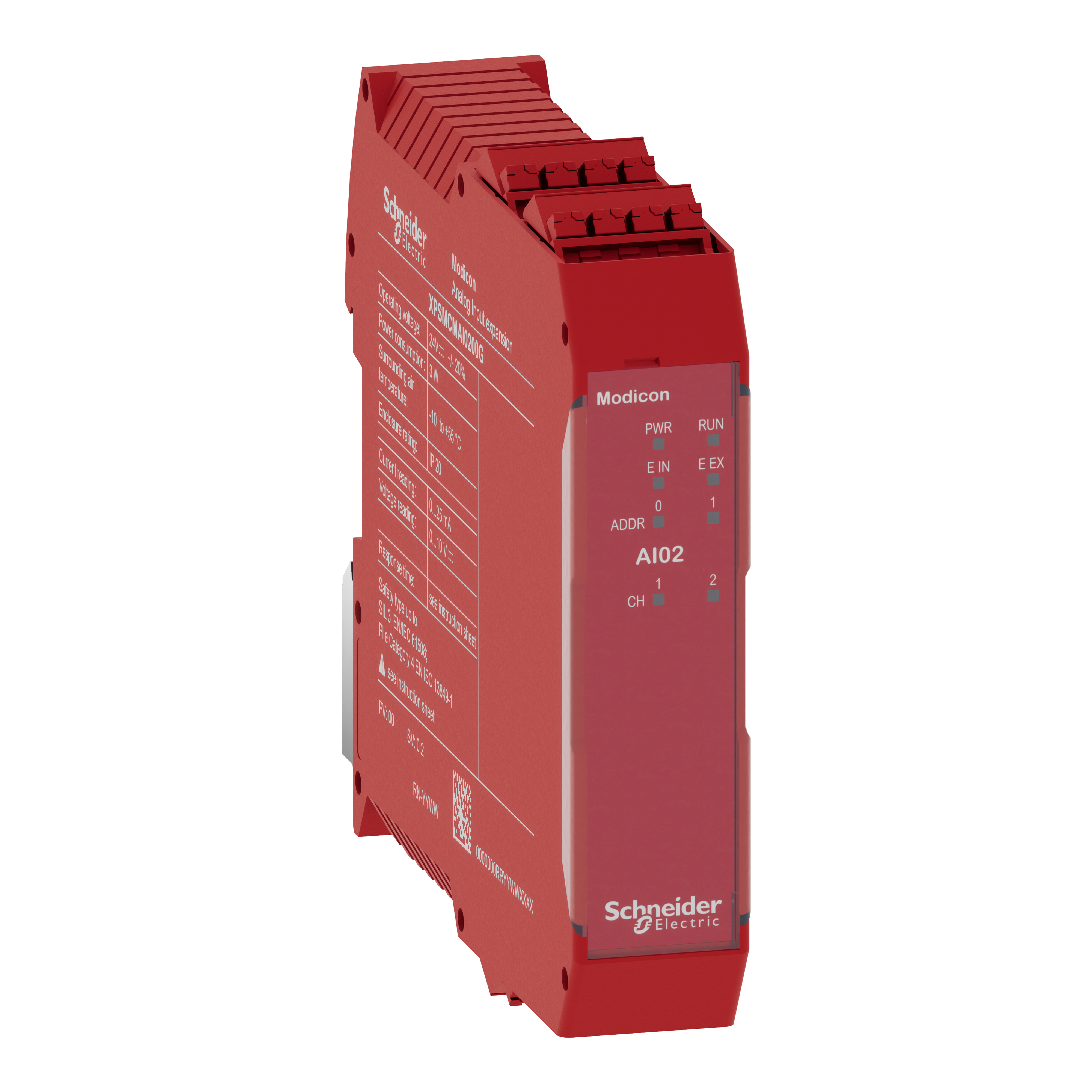 SCHNEIDER ELECTRIC - 2 ingressi analogici di espansione morsetti a molla