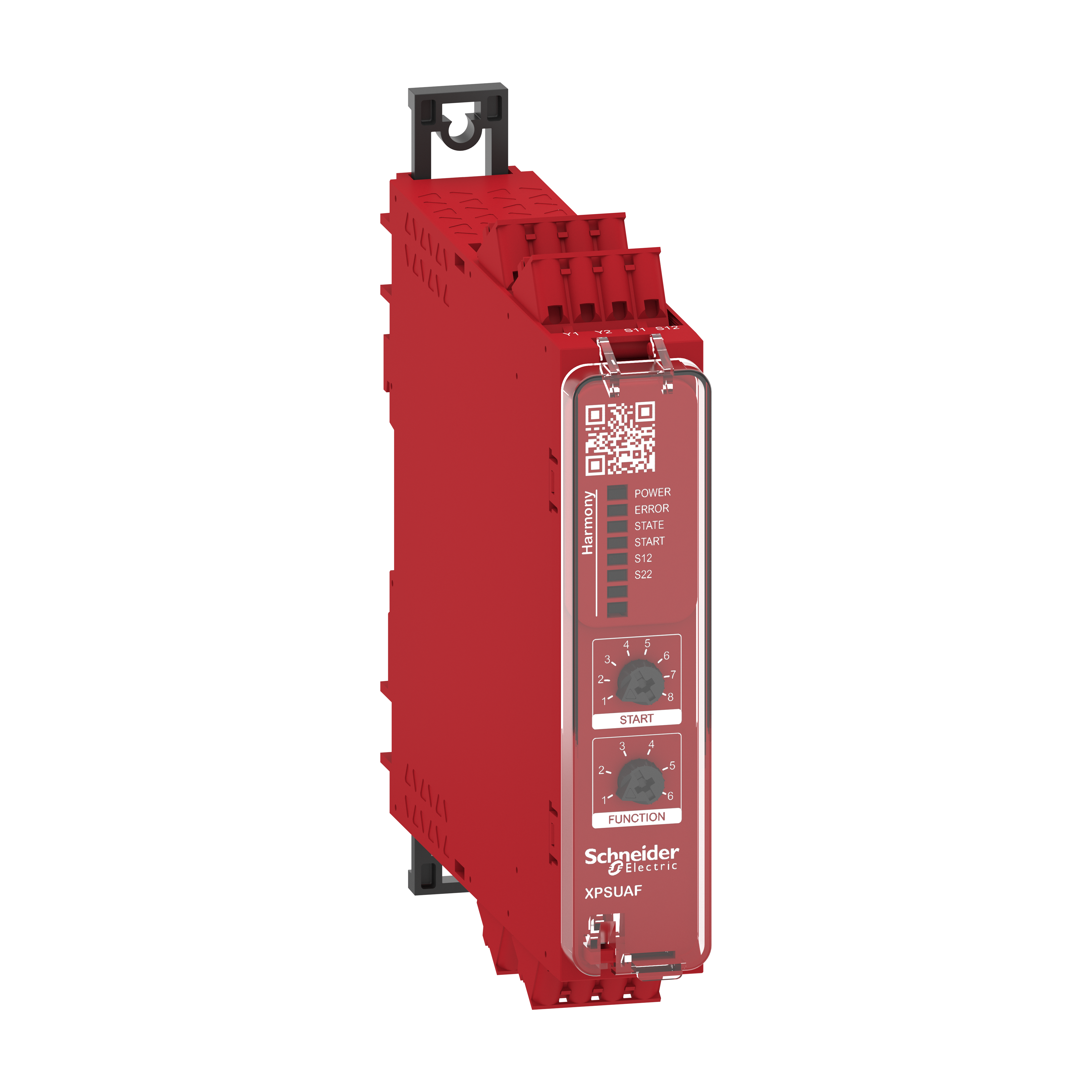 SCHNEIDER ELECTRIC - Modulo di sicurezza multifunzione 2 ingressi, Harmony XPSU, 3NO + uscita diagnostica smart - 24 V morsetti a molla