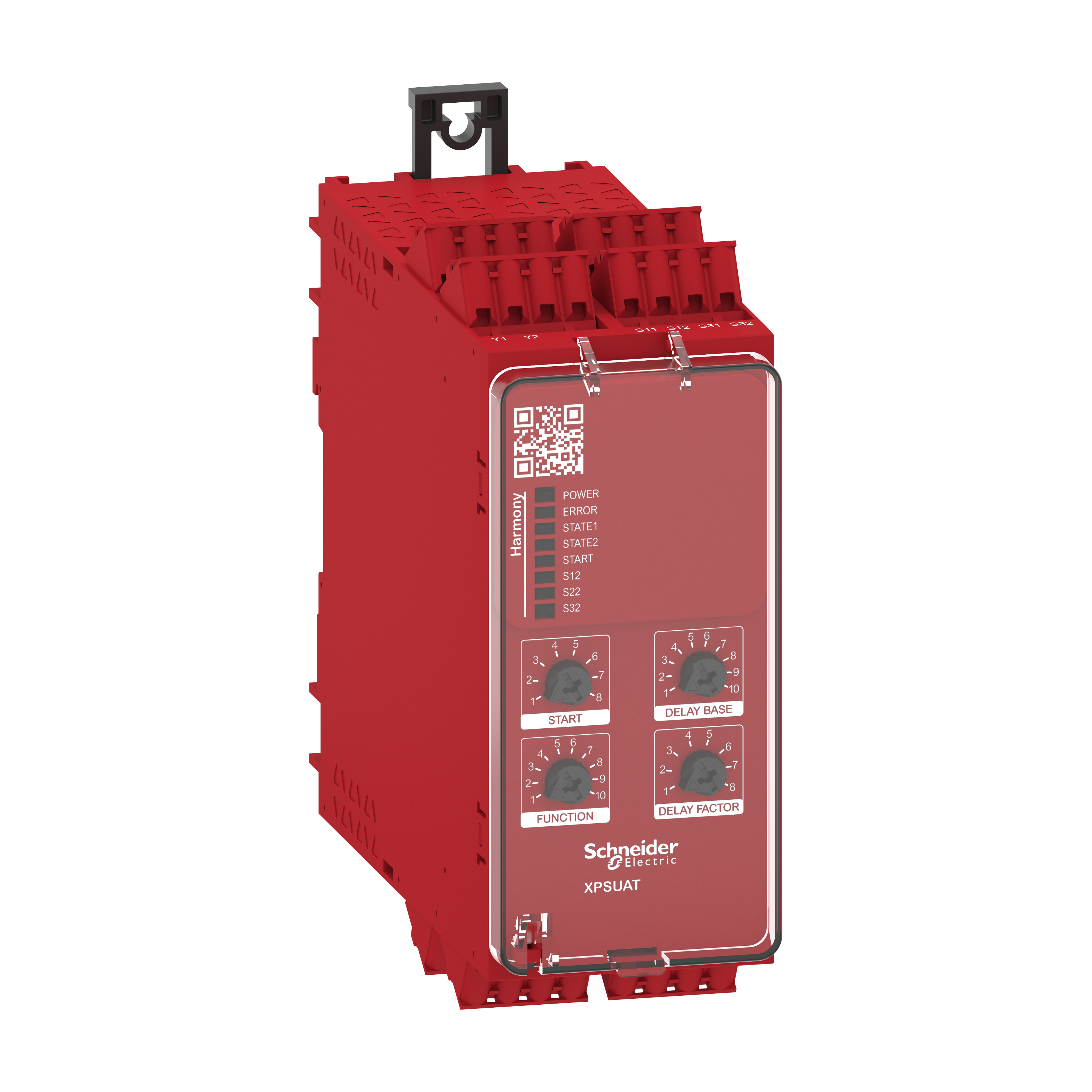 SCHNEIDER ELECTRIC - Modulo di sicurezza multifunzione 2 ingressi, Harmony XPSU, 3NO + 3NO temp. + uscita diagnostica smart - 48-230 V, morsetti a molla