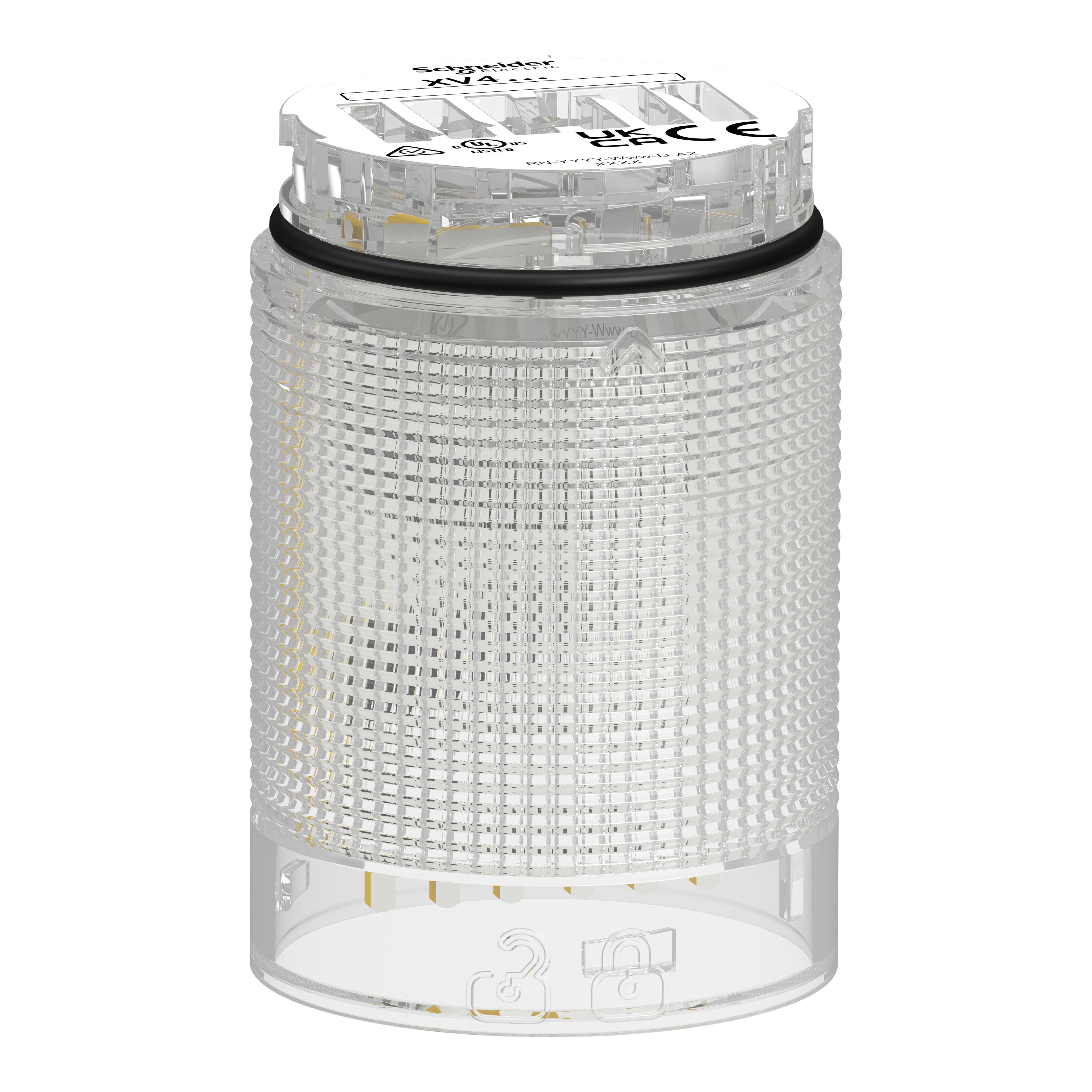 SCHNEIDER ELECTRIC - Elemento luminoso, Harmony XV4, colonna luminosa modulare Ø40mm, bianAC, fissa