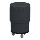 SCHNEIDER ELECTRIC - Elemento base, Harmony XV6, colonna luminosa modulare Ø60mm, base 24V AC/DC con adattatore a 3 pin, con coperchio, colore corpo grigio scuro XV6C21BP