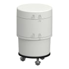 SCHNEIDER ELECTRIC - Elemento base, Harmony XV6, colonna luminosa modulare Ø60mm, base 24V AC/DC con adattatore a 3 pin, con coperchio, colore corpo bianco XV6C21BPW