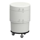SCHNEIDER ELECTRIC - Elemento base, Harmony XV6, colonna luminosa modulare Ø60mm, base 24V AC/DC con adattatore a 3 pin, con coperchio, colore corpo bianco