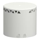 SCHNEIDER ELECTRIC - Elemento sonoro, Harmony XV6, colonna luminosa modulare Ø60mm, 8 toni, corpo bianco XV6C9TW