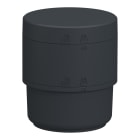 SCHNEIDER ELECTRIC - Base alimentazione, colonna luminosa modulare Harmony XVB7, Ø70mm, base 24V AC/DC con adattatore e coperchio, grigio