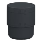 SCHNEIDER ELECTRIC - Base alimentazione, colonna luminosa modulare Harmony XVB7, Ø70mm, base 24V AC/DC con adattatore e coperchio, grigio XVB7C21B