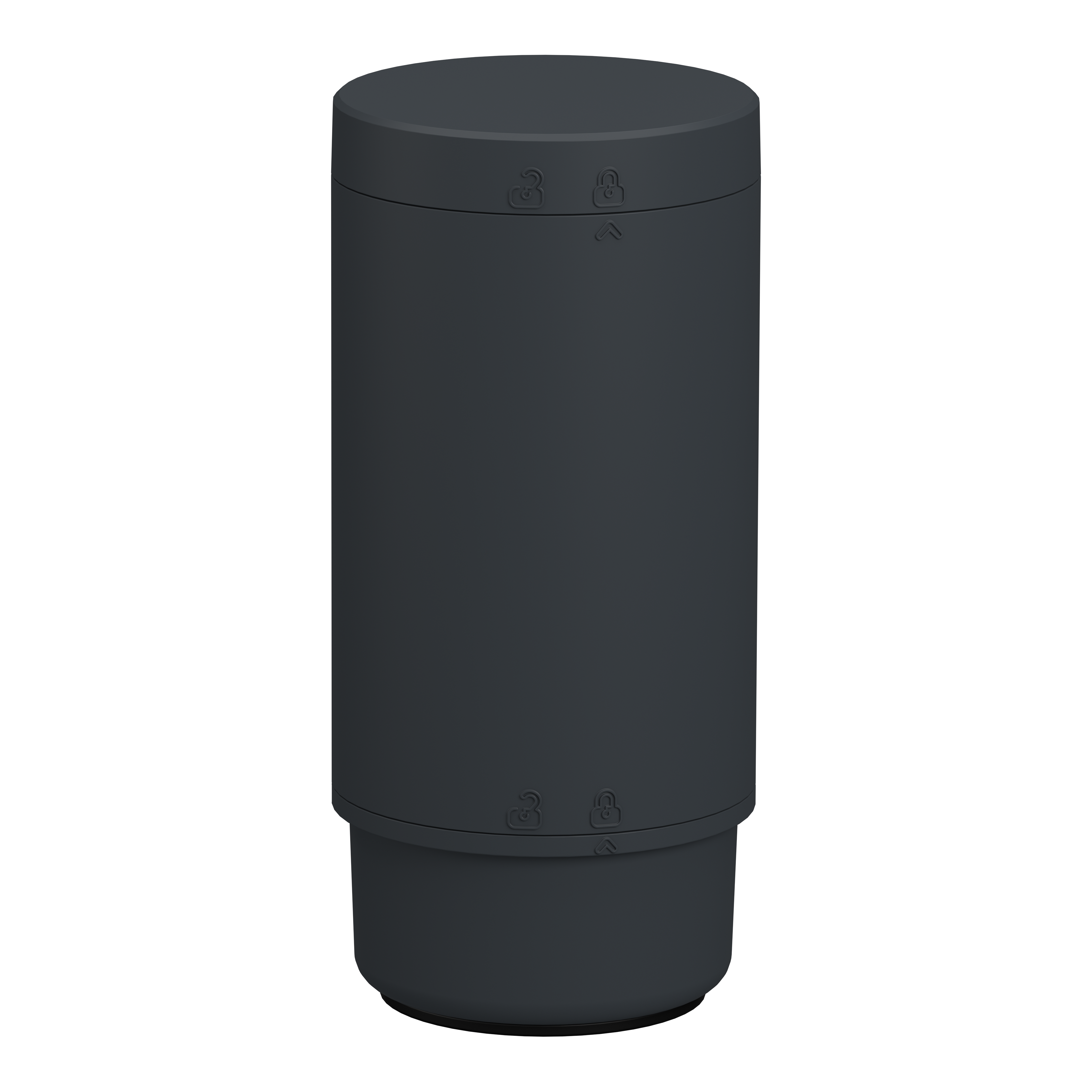 SCHNEIDER ELECTRIC - Base alimentazione, Harmony XVB7, Ø70mm, base AC con adattatore e coperchio, grigio XVB7C21M