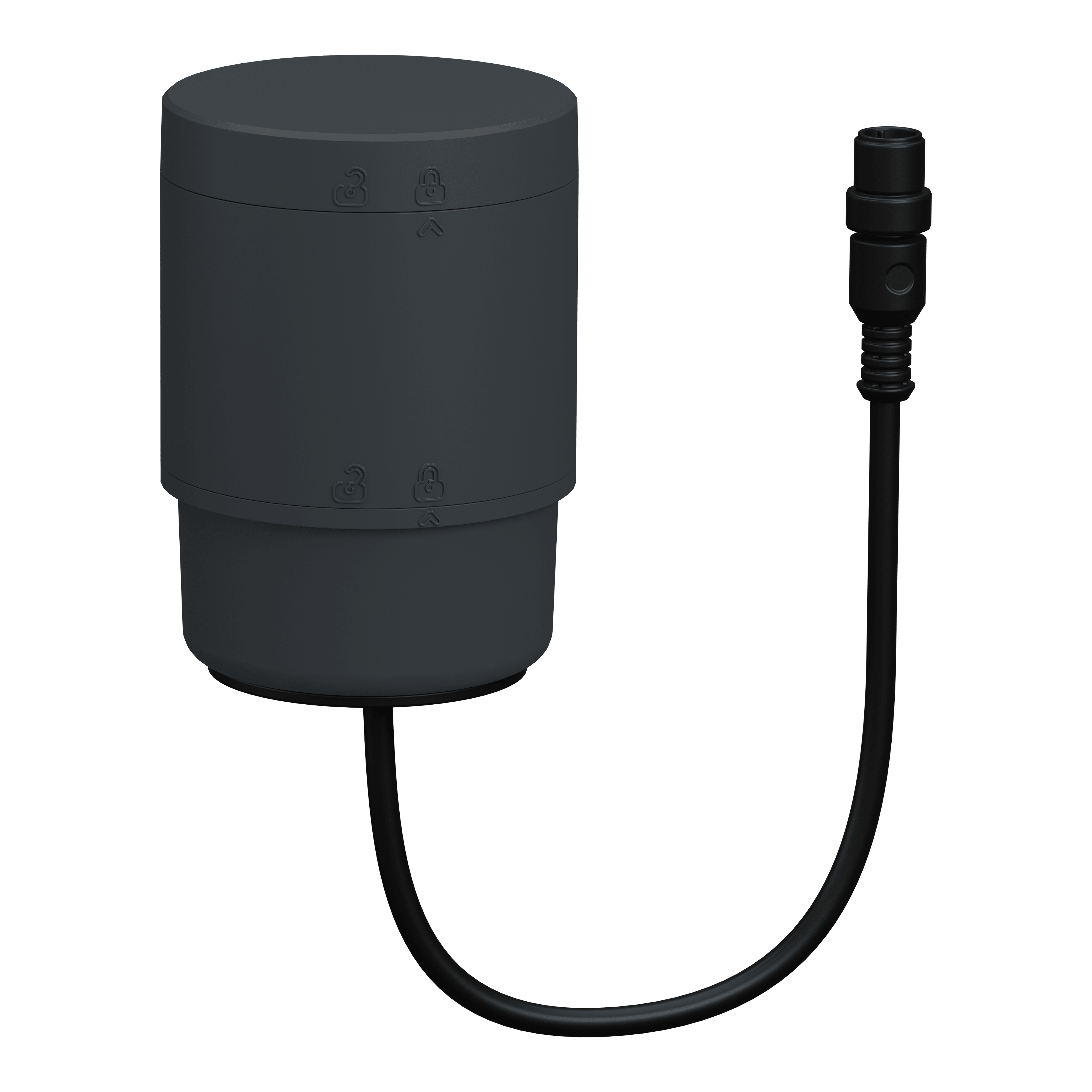 SCHNEIDER ELECTRIC - Base alimentazione, Harmony XVB7, Ø70mm, base collegamento IO-Link con adattatore e coperchio, grigio